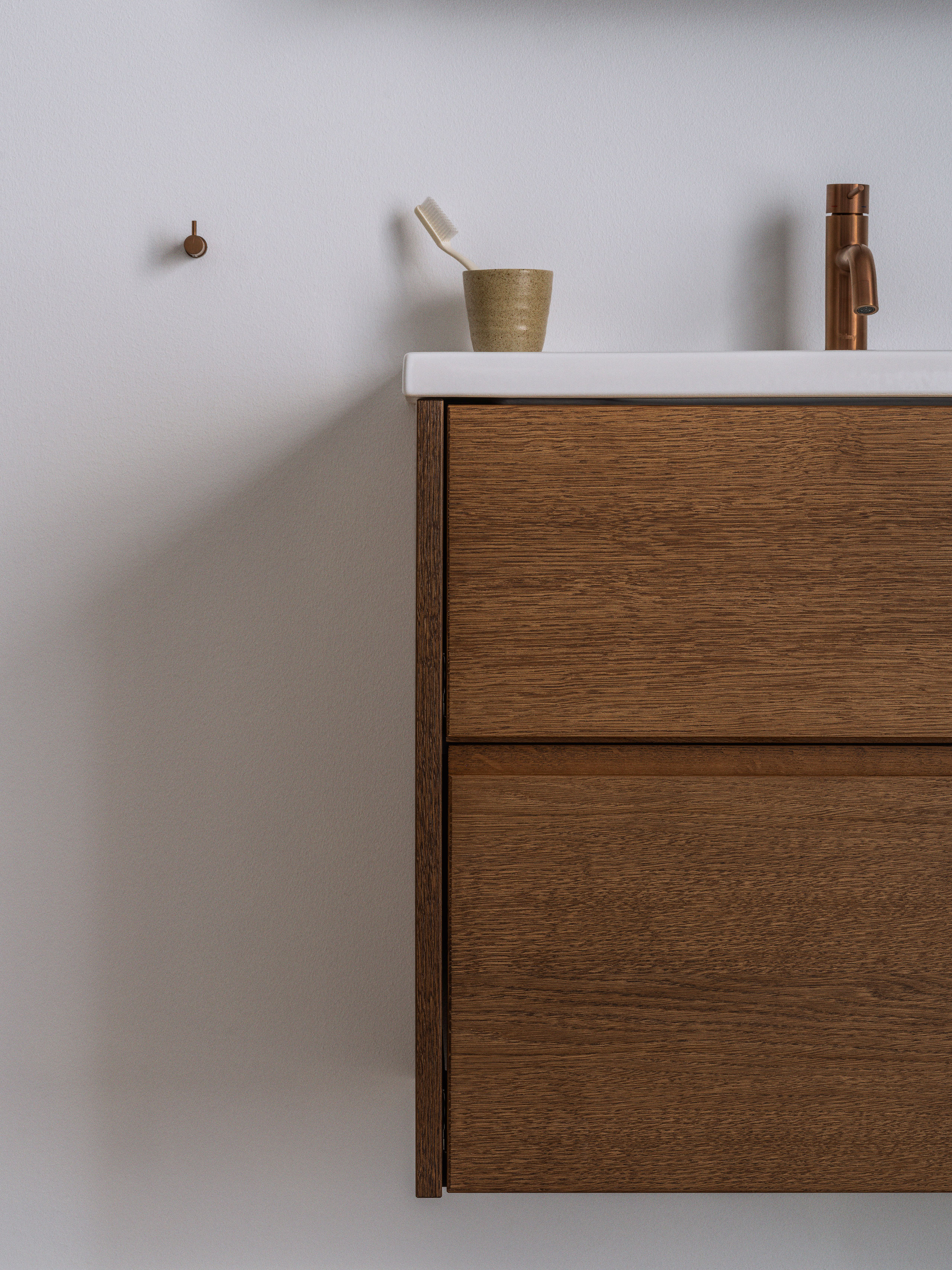 Allaskaluste Grip 140 Dark Oak.