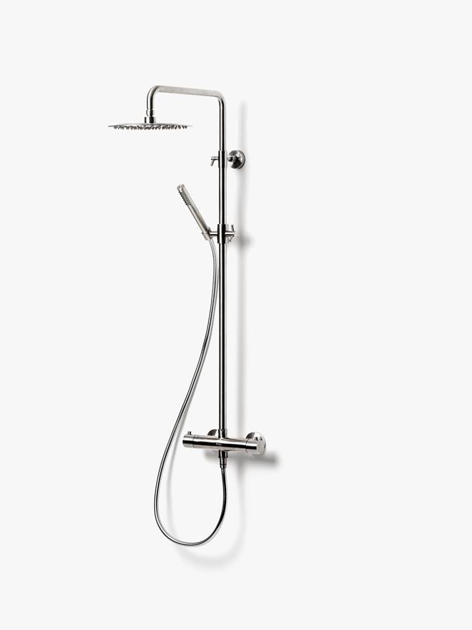 Kattosuihkusarja Steel Pleasure 2, Brushed Stainless.