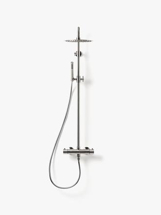 Kattosuihkusarja STEEL PLEASURE 2, Brushed Stainless.
