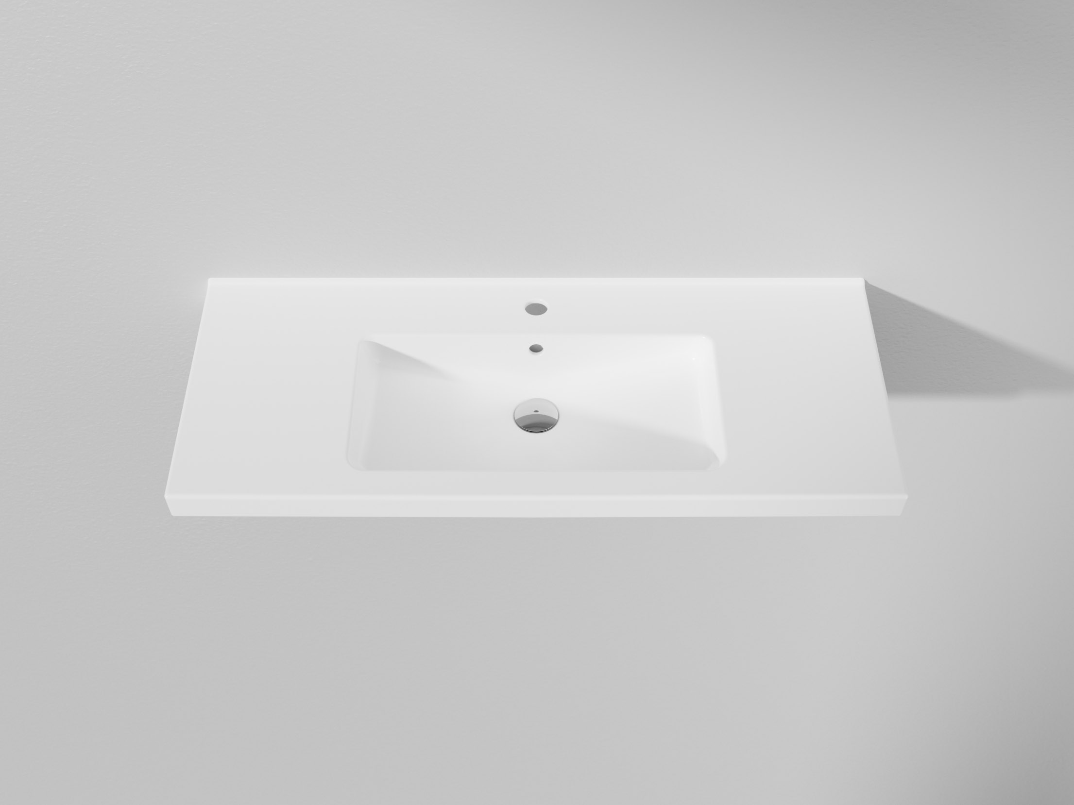 Viskan 100 valkoinen posliinipesuallas.