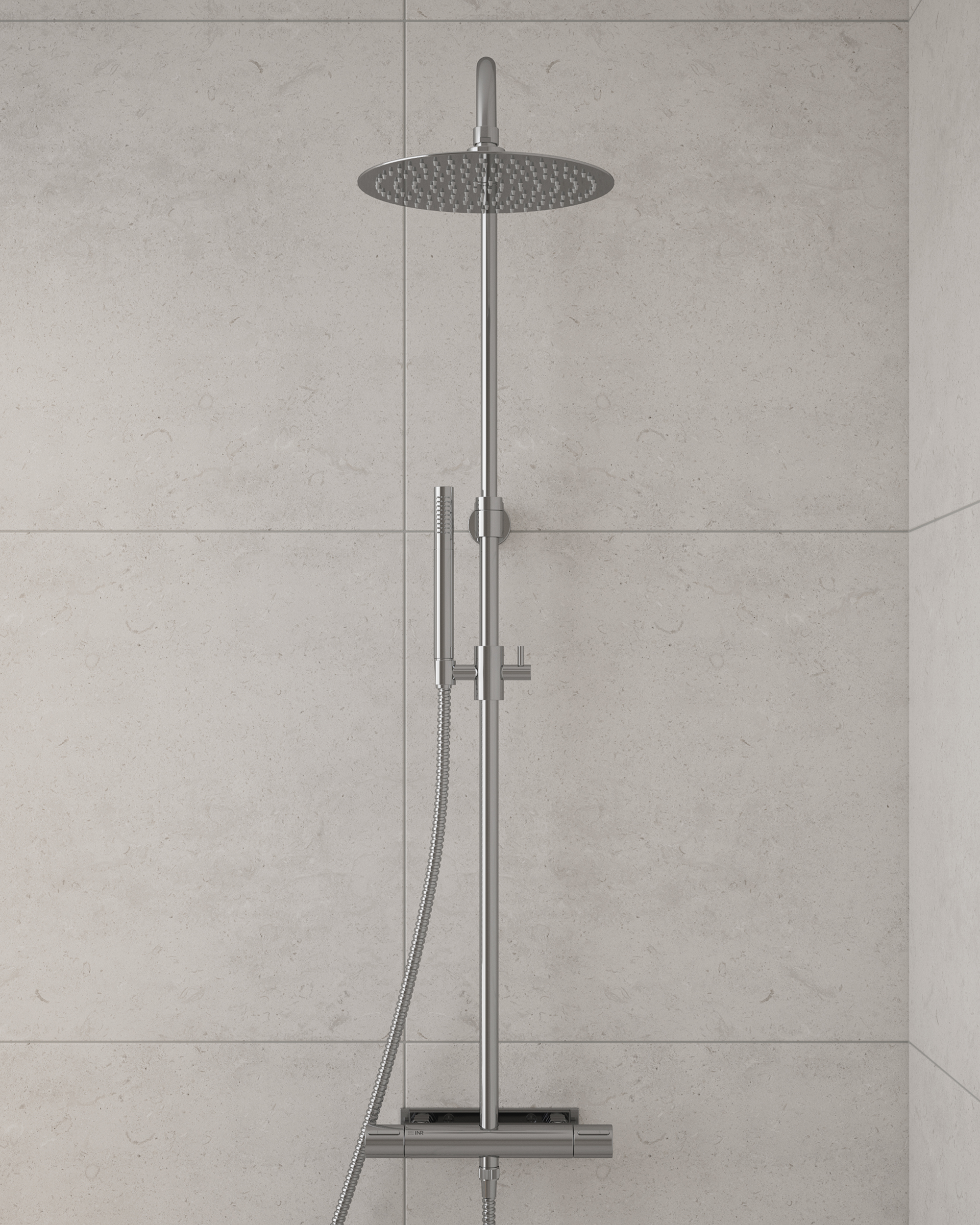 Kattosuihkusarja Mist, Chrome.