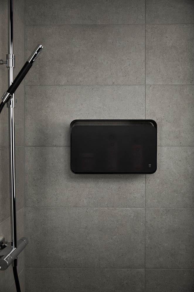 Suihkutilan säilytysratkaisu Nest, Matte Black.