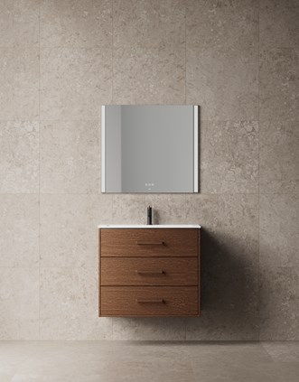 Terra Solid 80 Dark Oak -viilussa. Alvaret Clay 60x60.