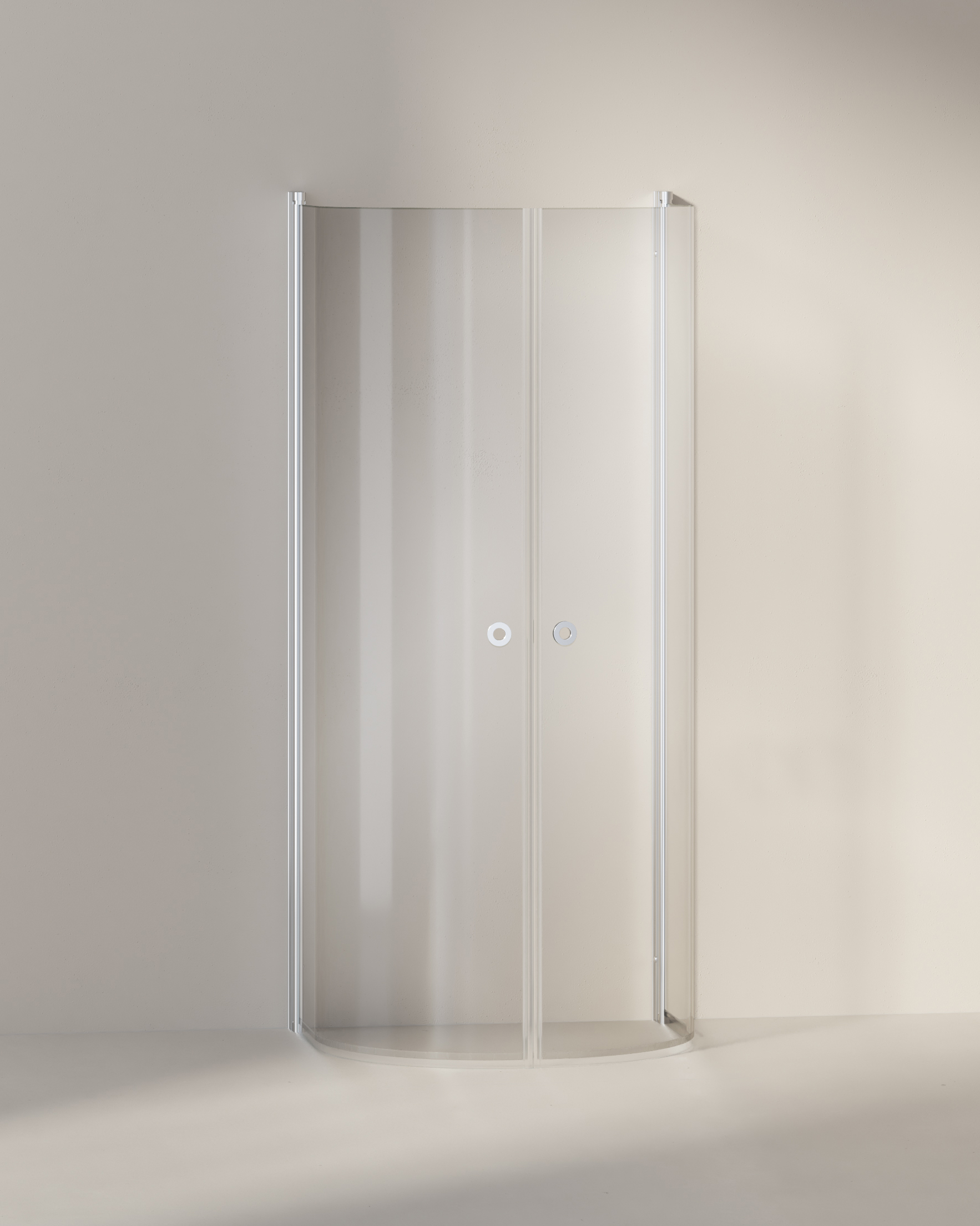 u-dusch mitt på vägg