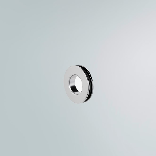Ø: 55 mm, Ø, sisämitta: 28 mm, S: 13 mm. Mukana vakiona.
