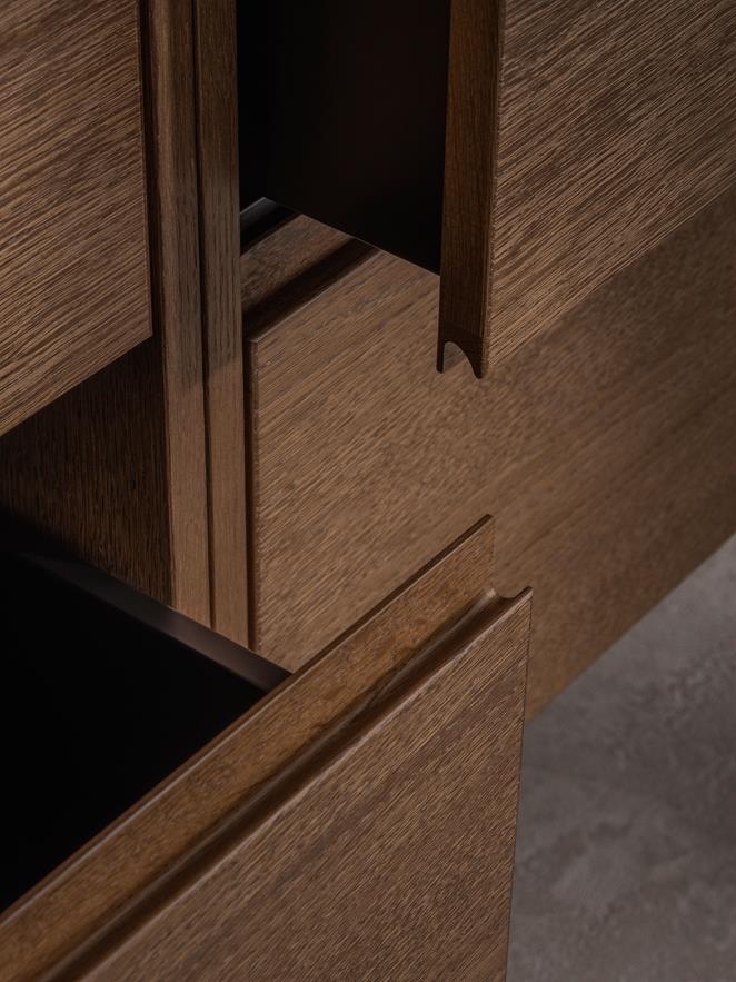 Allaskaluste Grip 140 Dark Oak.