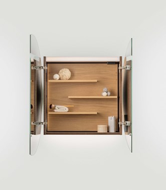 Peilikaappi Circ, Dark Oak.