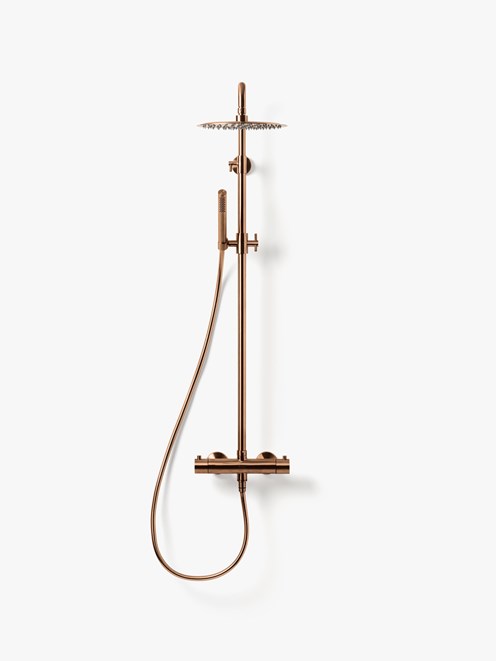 Kattosuihkusarja Steel Pleasure 2, Brushed Bronze.