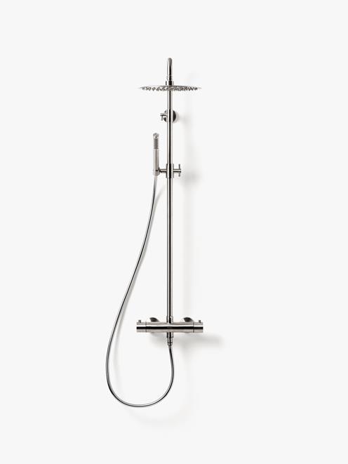 Kattosuihkusarja STEEL PLEASURE 2, Brushed Stainless.
