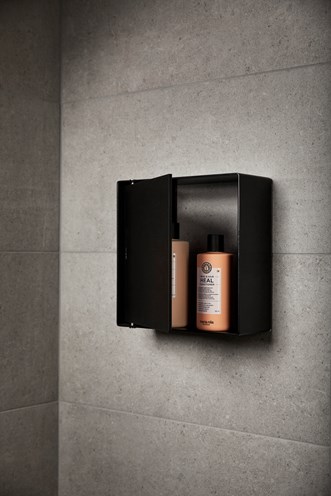 Suihkutilan säilytysratkaisu Casa, Matte Black.