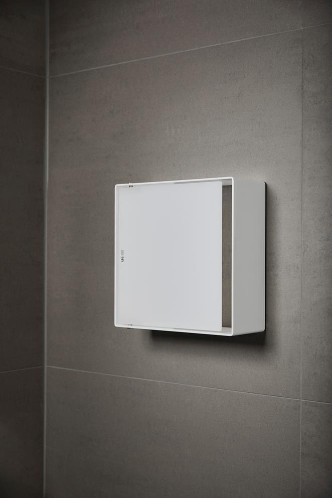 Suihkutilan säilytysratkaisu Casa, Matte White.