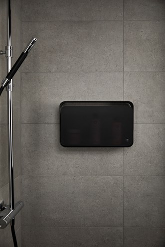 Suihkutilan säilytysratkaisu Nest, Matte Black.