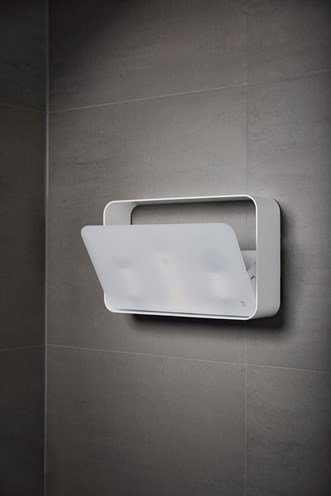 Suihkutilan säilytysratkaisu Nest, Matte White.