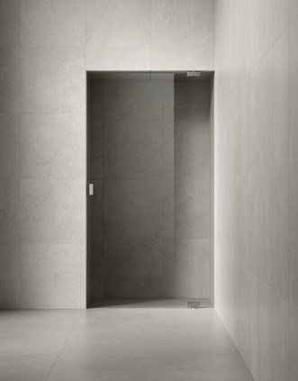 Epic 2 XL Smoke lasilla, yhdistettynä Stenvide Fog 60x60 -laattaan.