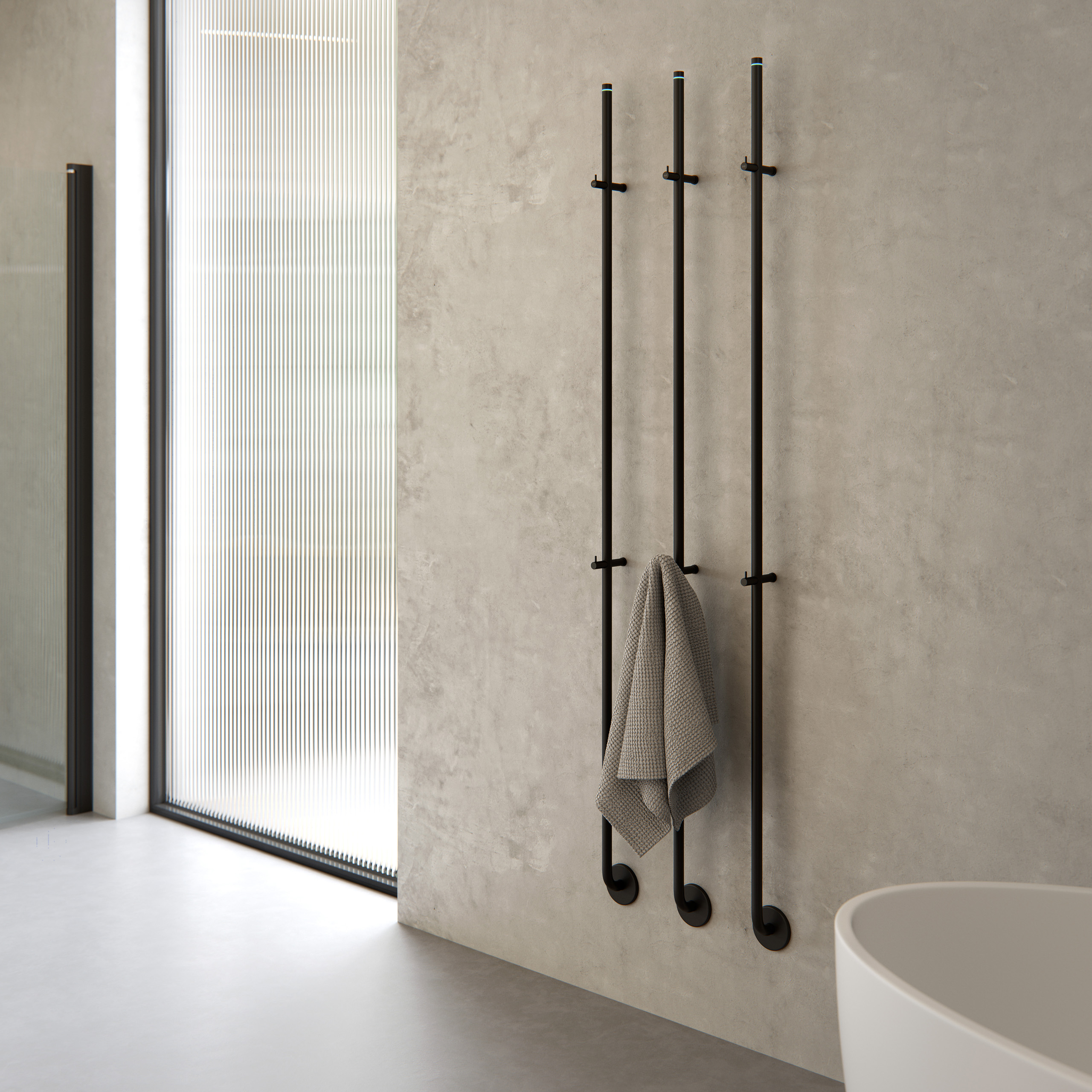 LINE-pyyhekuivaimet mustana.
