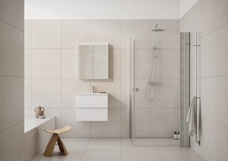 Allaskaappi Core Avant 60 Pure White ja Linc Angel
